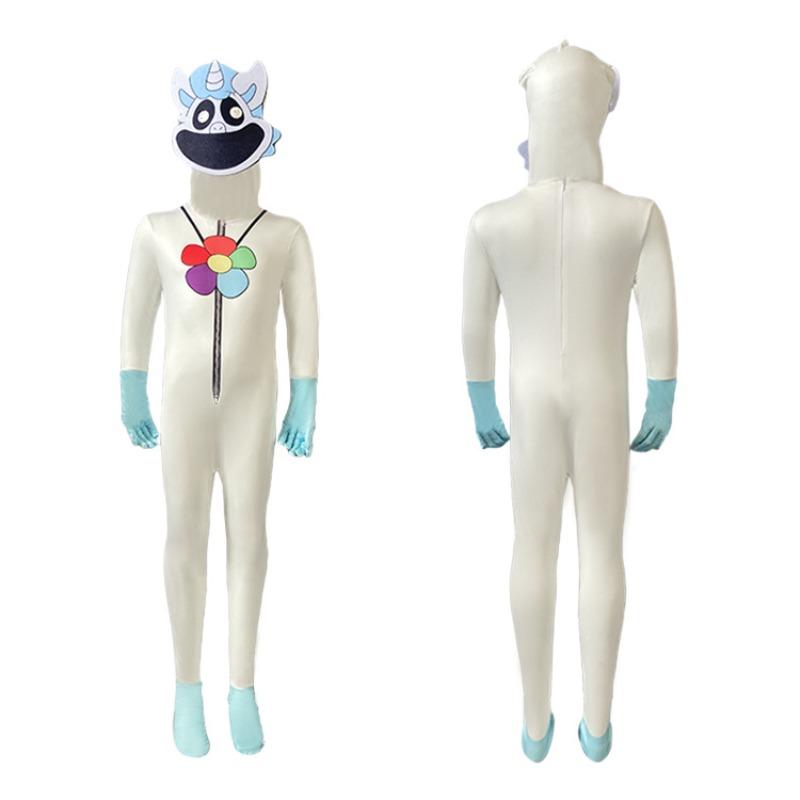 Halloween Children Nap Role-playing Catnap Smilings Critters Cat Cosplay Costume Catnap Jumpsuits with Mask Kids Horror Costumes