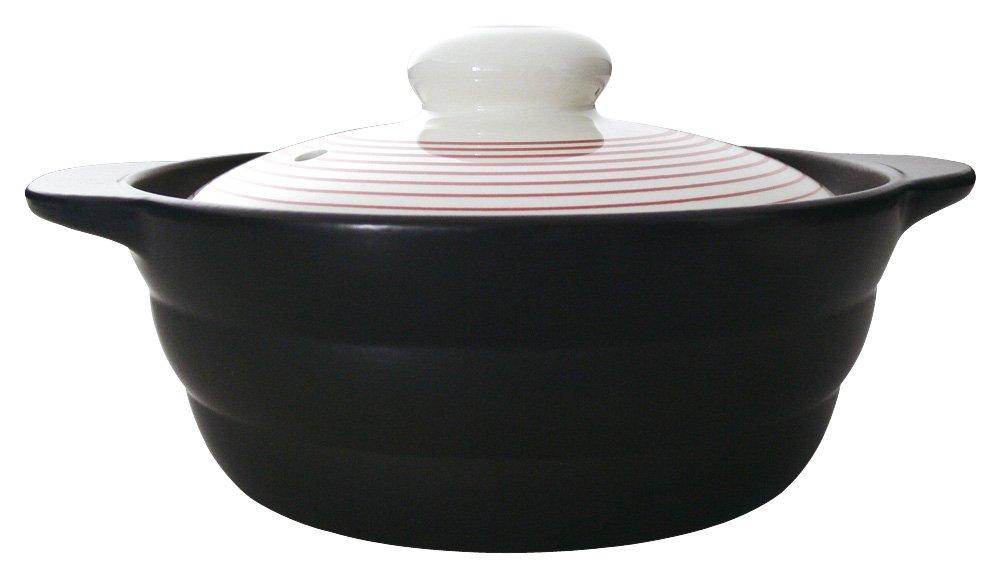 Thermatech Fire Compatible Earthen Pot 7 Harmony Suzuki, IH/Open No. (for 1-2 People) 7223-0400