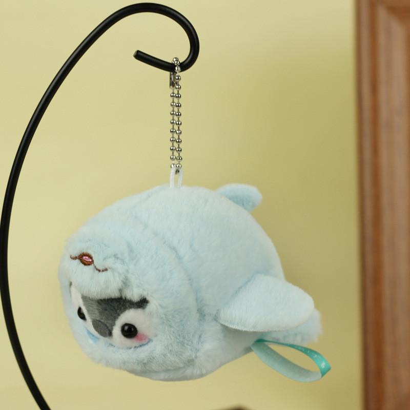 Whale Penguin Plush Keychain With Soft Pp Cotton Fill For Gift And Backpack Decoration