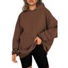Oversized Hooded Sweatshirt Women Loose Fit Long Sleeve Casual Style Plus Size S-5XL