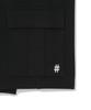 BEENTRILL Standard Hashtag Cargo Bermuda Sweatpants (Black)