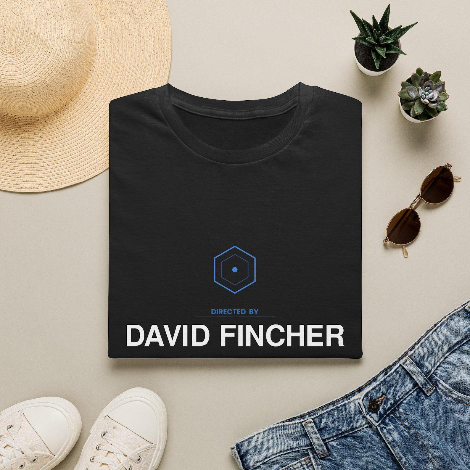 David Fincher Directed By Tshirt | Fight Club Se7en Cult Fan Tee | Thriller Cinema Gift L