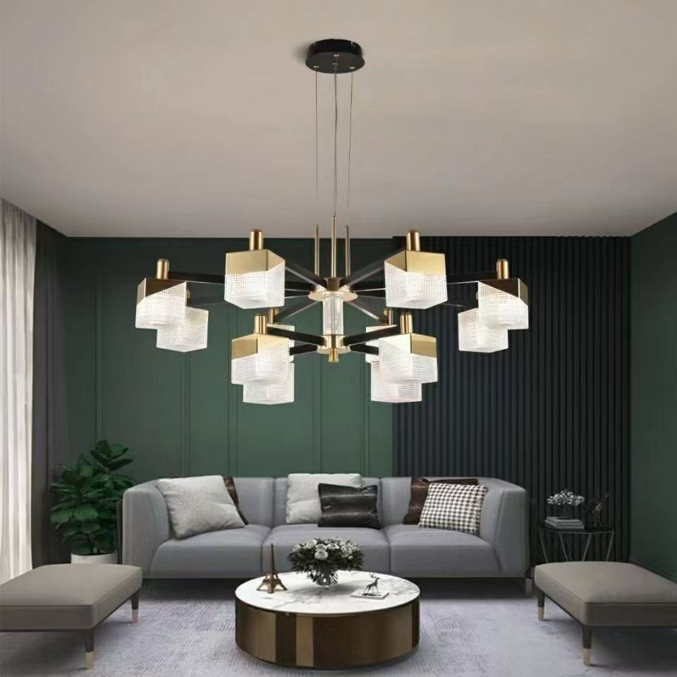 Kryształowy żyrandol LED do salonu, lampa sufitowa, żyrandol do restauracji, lampa sufitowa do sypialni