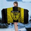 B-Beitar J-Jerusalem F-FC Beach Towel Cartoon Cute Summer Kids Large Bath Towel Microfiber Absorbent for Swimming Travel