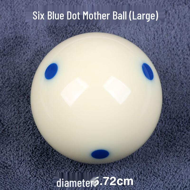 

Orange Six-Dot Crystal Billiard Cue Ball