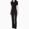 Calvin Klein Fashion High-Waisted Solid Color Split Flared Casual Pants Women bottoms Black J223723-BEH