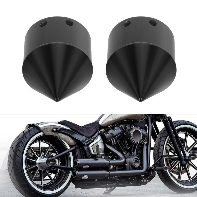 2pcs Aluminum Alloy Front Axles Cover for 883/1200 48 Front Axles Nut Cover Cap Motorbike Accessories Easy Installation