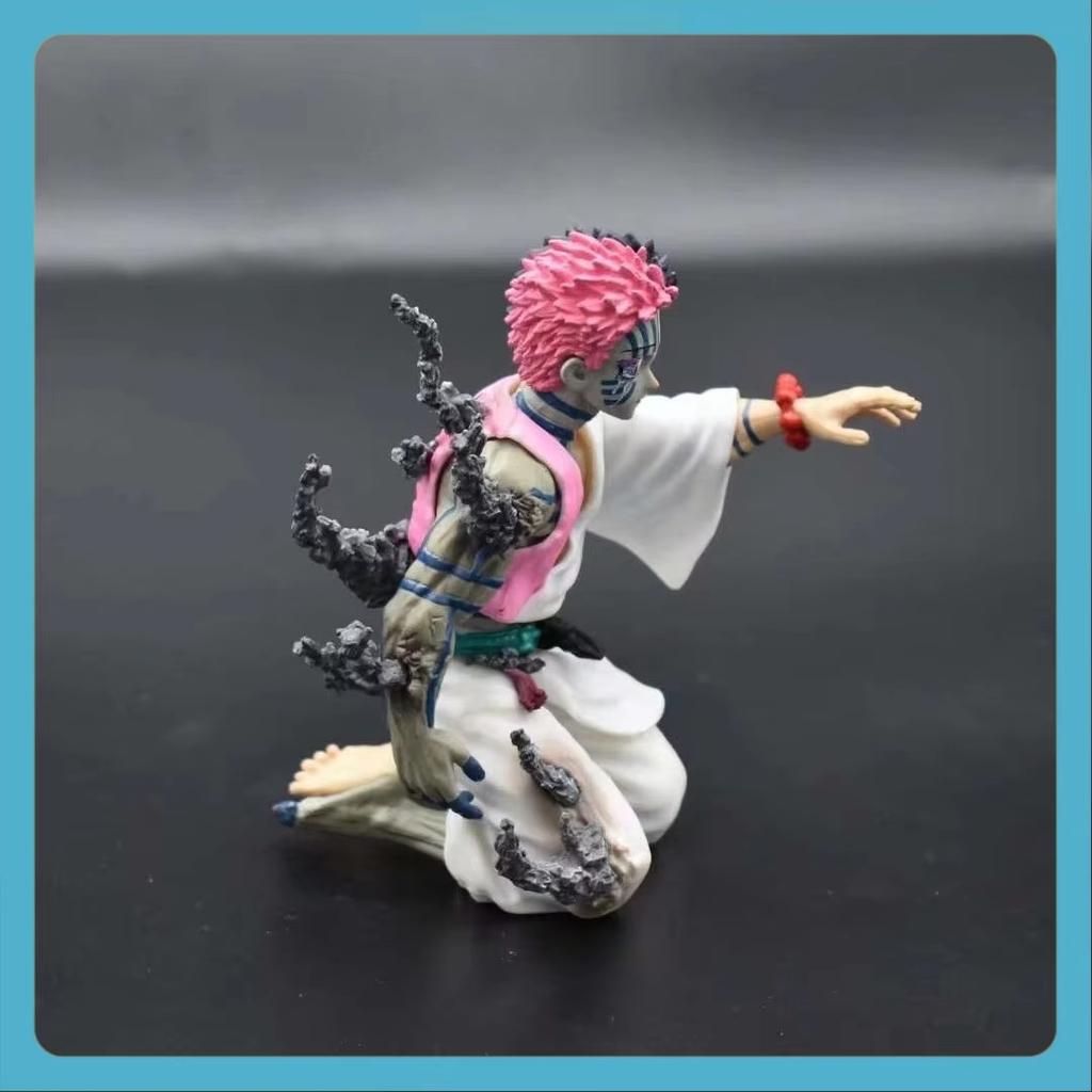 Demon Slayer Akaza Repent Before Death Action Figure 6 Inch Genuine Bulk Defective Goods Anime Model Doll Birthday Gift For Fans
