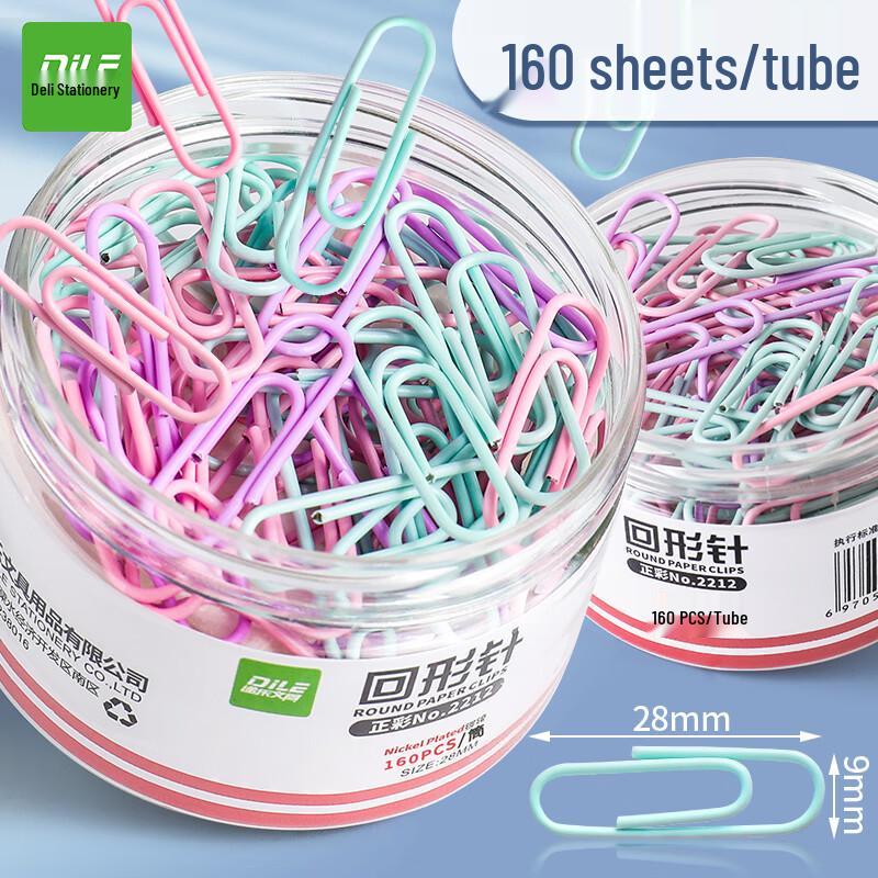 Deli 28mm Metal Paper Clips