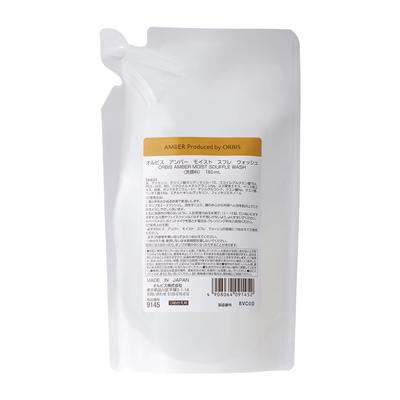 Amber Moist Souffle Wash 180 ml Wkład nawilżający do mycia twarzy dla kobiet w wieku 50 i 60 lat (Skóra sucha/mieszana)