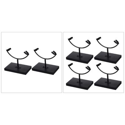Metal Arm Display Stand Easel with Base Small Display Easel Holder for Fossils Corals Geode Rock Mineral Agates Crystals
