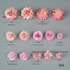 Silk Cloth Flower Wall Decorations for Weddings and Parties