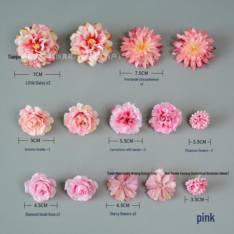 Silk Cloth Flower Wall Decorations for Weddings and Parties