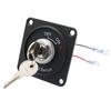 10A 12V Ignition Switch with Keys Maintained Panel-Mount