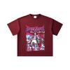260 GSM Double Yarn 32 Count 100% Cotton Demon Slayer V31 Akaza Print Unisex Heavy Cotton T Shirt