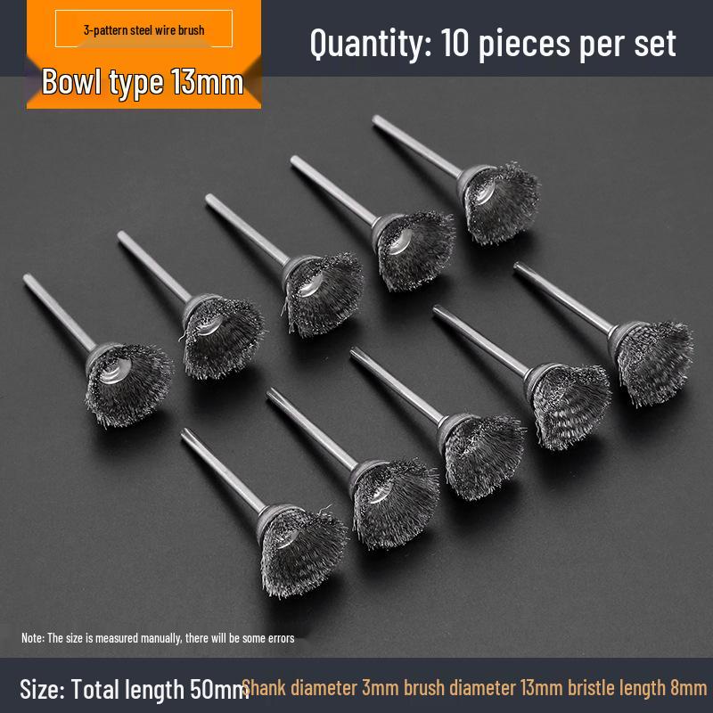 Electric Grinder Steel Wire Brush - Rust & Polishing Head for Walnut & Wenwan Grinding, Steel & Electric Brush.