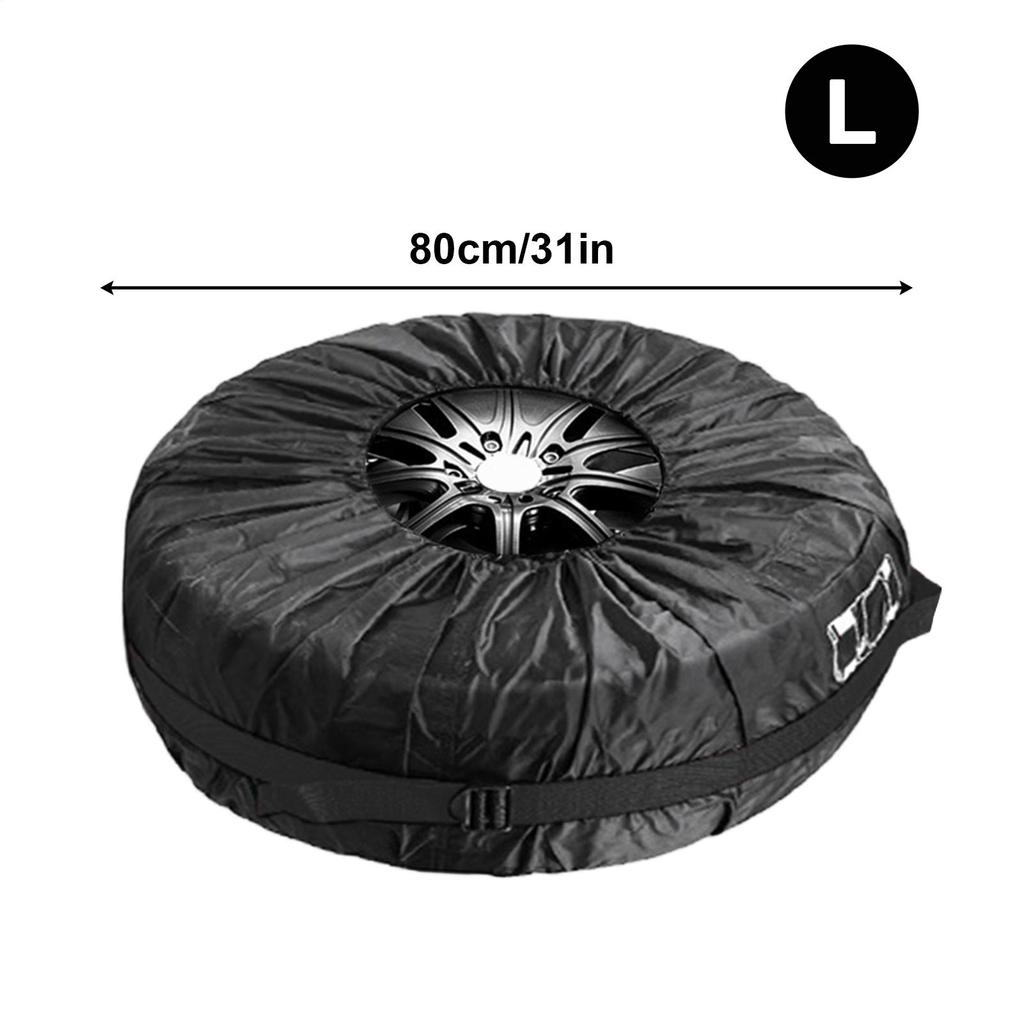 Tire Cover Dustproof Tyre Storage Bag Spare Tire Storage Bag For Daily Driving Outdoor Adventures Camping Road Trip Parking