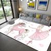 Anime Unicorn Pattern Carpet Girl Bedroom Decoration Game Mat Large Carpet Home Indoor Non -Slip Floor Mat Kids Room Decor Carpet