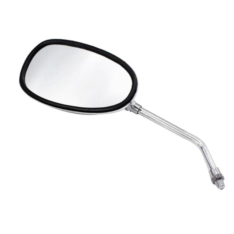 Evrensel 10Mm Krom Dikiz Aynaları Motosiklet Motokros Scooter E-Bisiklet Yarış Motosikleti Yan Aynası Dikiz Aksesuarları