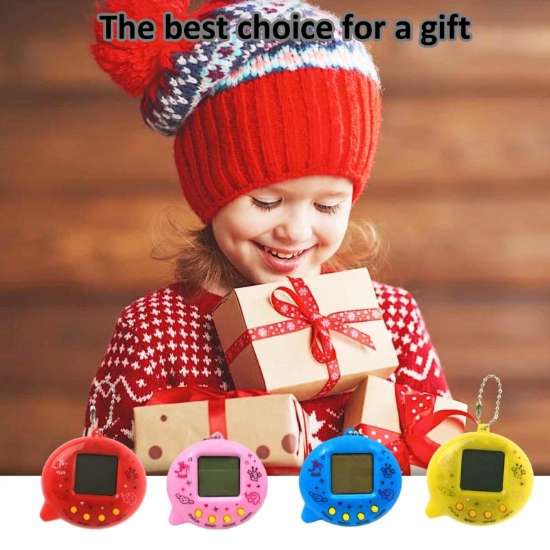 Nostalgic Game Console Early Education Gift Electronic Digital Pets 168 Pets Game Machine Pocket Electronic Animals Toy