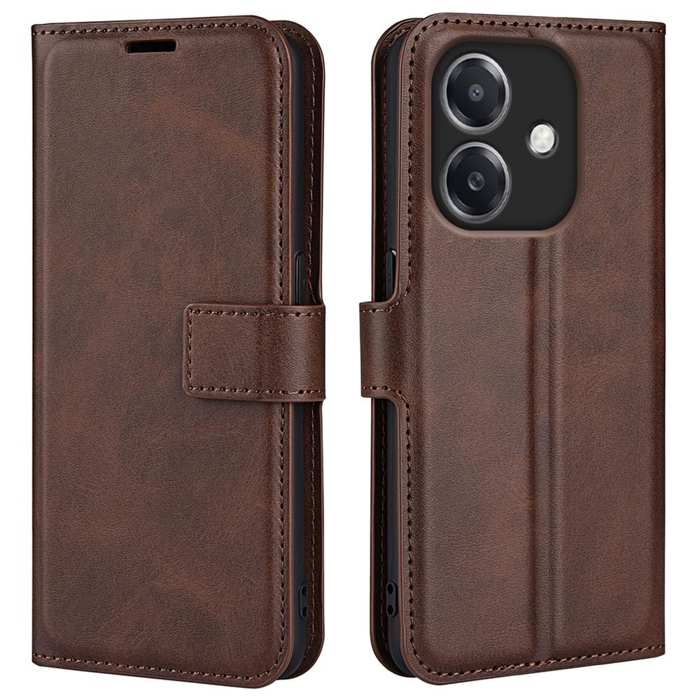 For Oppo A3x 5G/A3x 4G/A3 5G/A3 4G/A60 5G/A40 4G Stand Case Anti-Scratch Calf Texture Leather Phone Cover