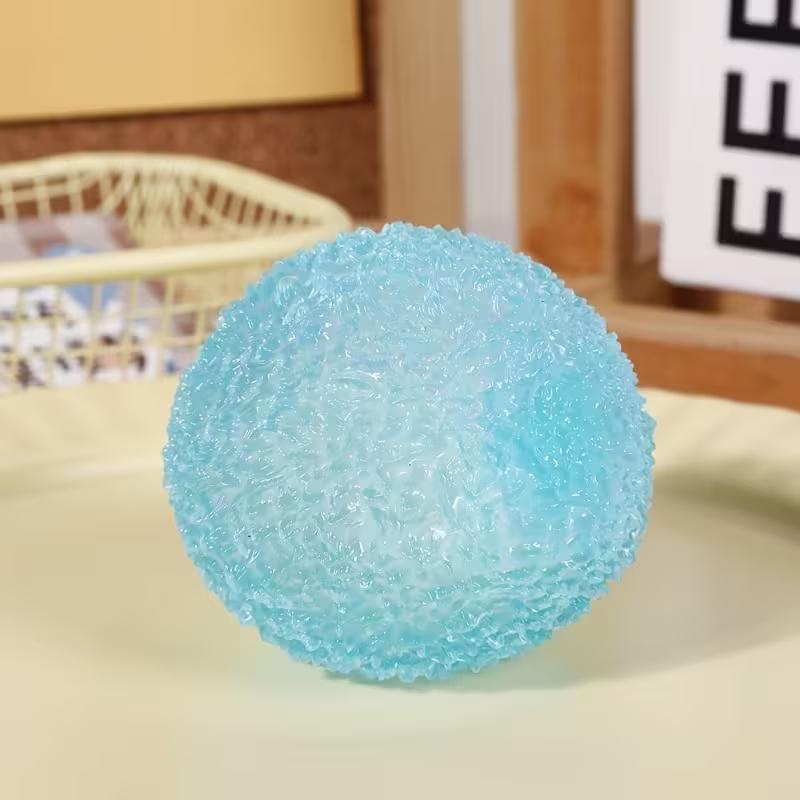 Kids Childrens Toys,Party 1Pc Squishy Multicolor Texture Ice Ball Squeeze Toy for Soft Pinch Sensory Favors Gift Presents.