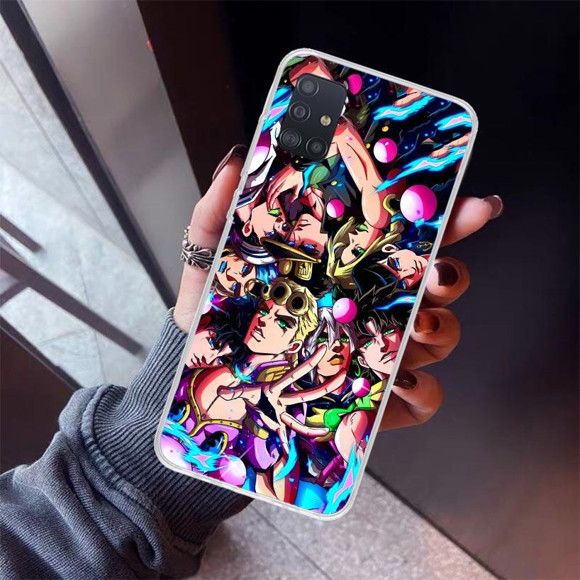 JoJo's Bizarre Adventure Hot Anime Phone Case For Samsung Galaxy A12 A52S A42 A32 A22 A51 A50 Note 20 Ultra 10 S10 Plus A71 A70