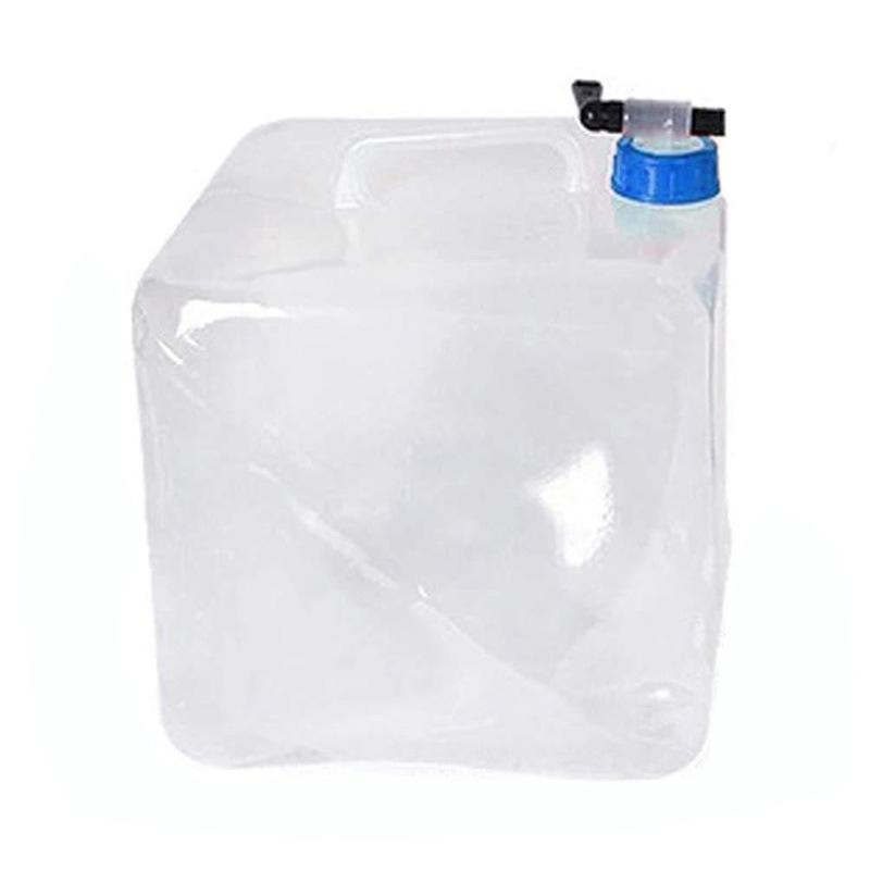 1Pc Thickened Food Grade Outdoor Grade Folding Special Water Storage Bag Portable Car Large-capacity Transparent Plastic Water Storage Bag