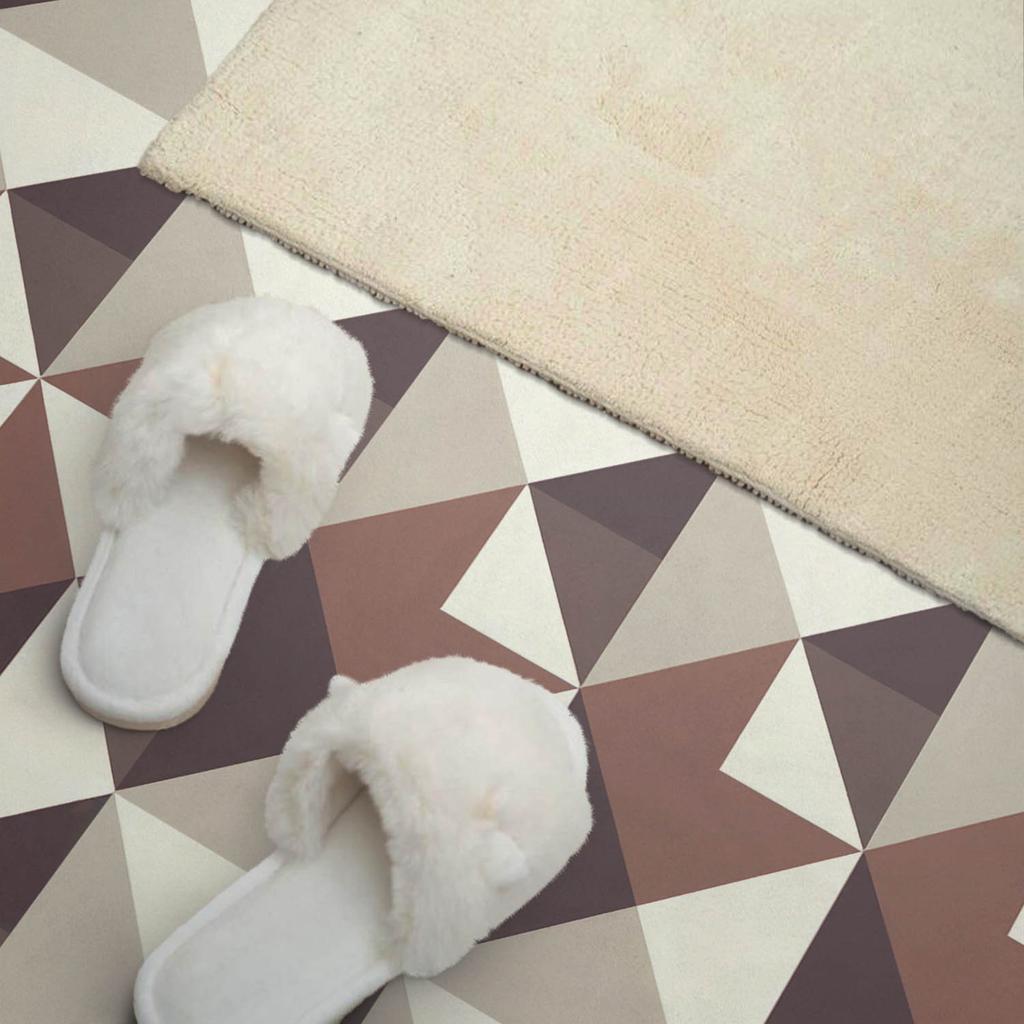 Naklejany Panel Pcv Z Motywem Idealny Do Przedpokoju 120X60 Cm Wzór Geometryczny Z Trójkątami