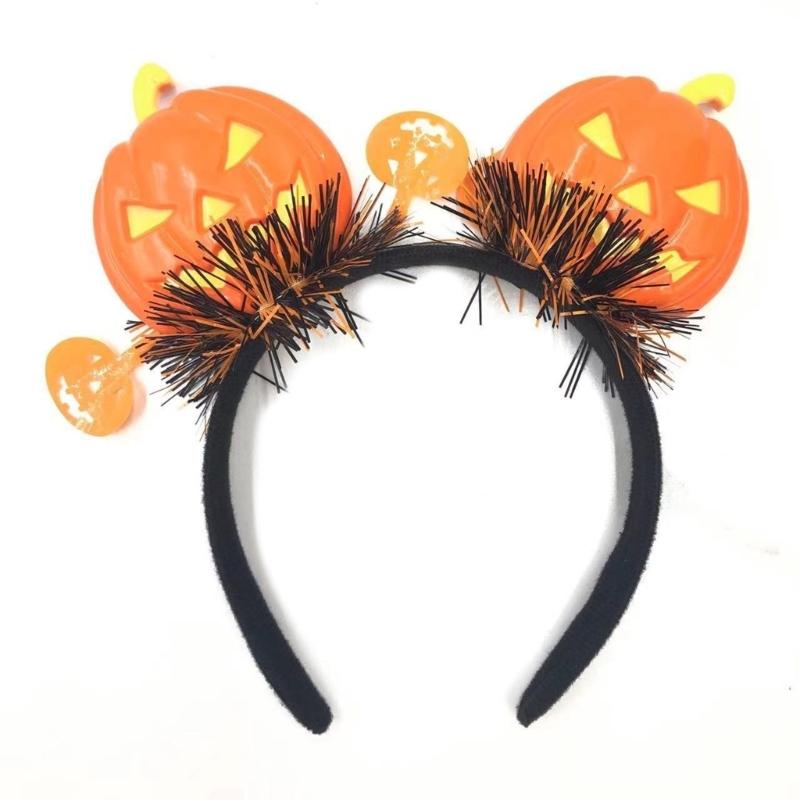 Decorative Hairband Adjustable Size Festives Hair Hoop Comfortable Halloween Headwears for Masquerades and Parties