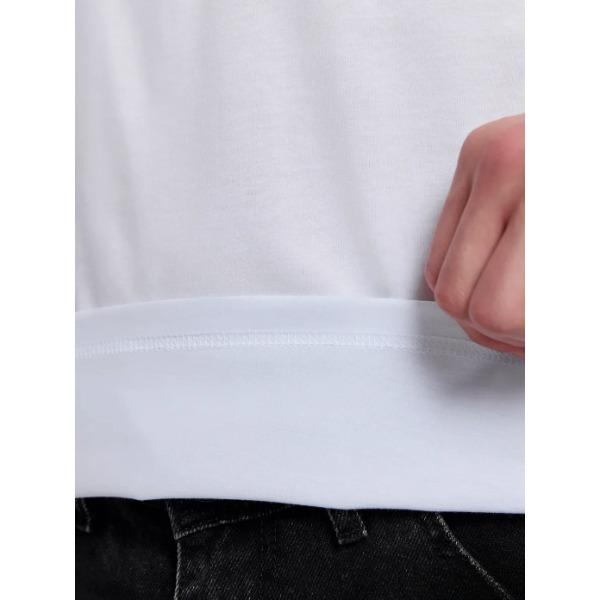 Basic Pure Cotton Solid Color Short Sleeved Multi-color Optional Daily Essential Men's T-shirts