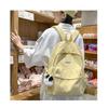Minimalist Corduroy Backpack - Cute Japanese & Korean Style for Girls