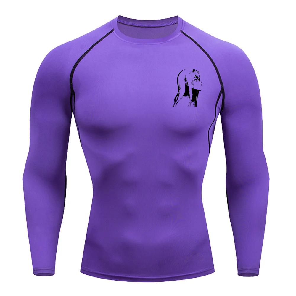 

Фитнес Спортивная одежда Подростки Мужская футболка Zero Two Графические топы Облегающая тренировочная одежда Мальчики Компрессионная одежда для бега Баскетбольная одежда XXXL