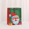 StoBag, Santa Claus Gift Bags, Happy Christmas, for party supplies, Packing Candy Goodies, Reusable Paper, 6/10pcs