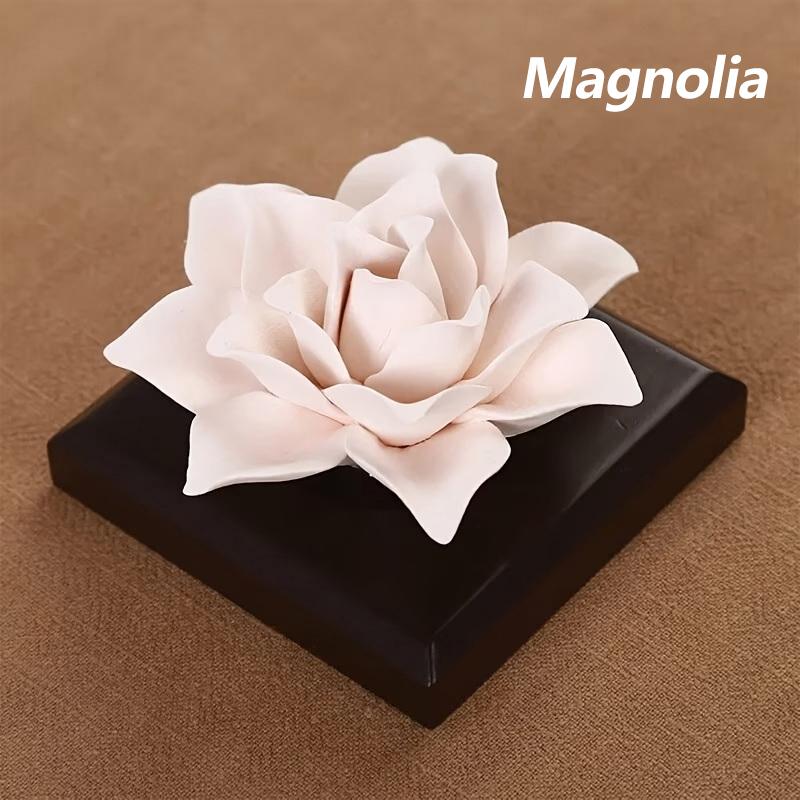 Ceramic Flower Scent Diffuser Home Decor Elegant Aromatherapy for Bedroom Living Room Wedding Centerpiece Ornament