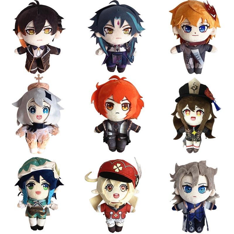 Genshin Impact Plush Toy Game Anime Characters Doll Cute Design Pp Cotton Gifts