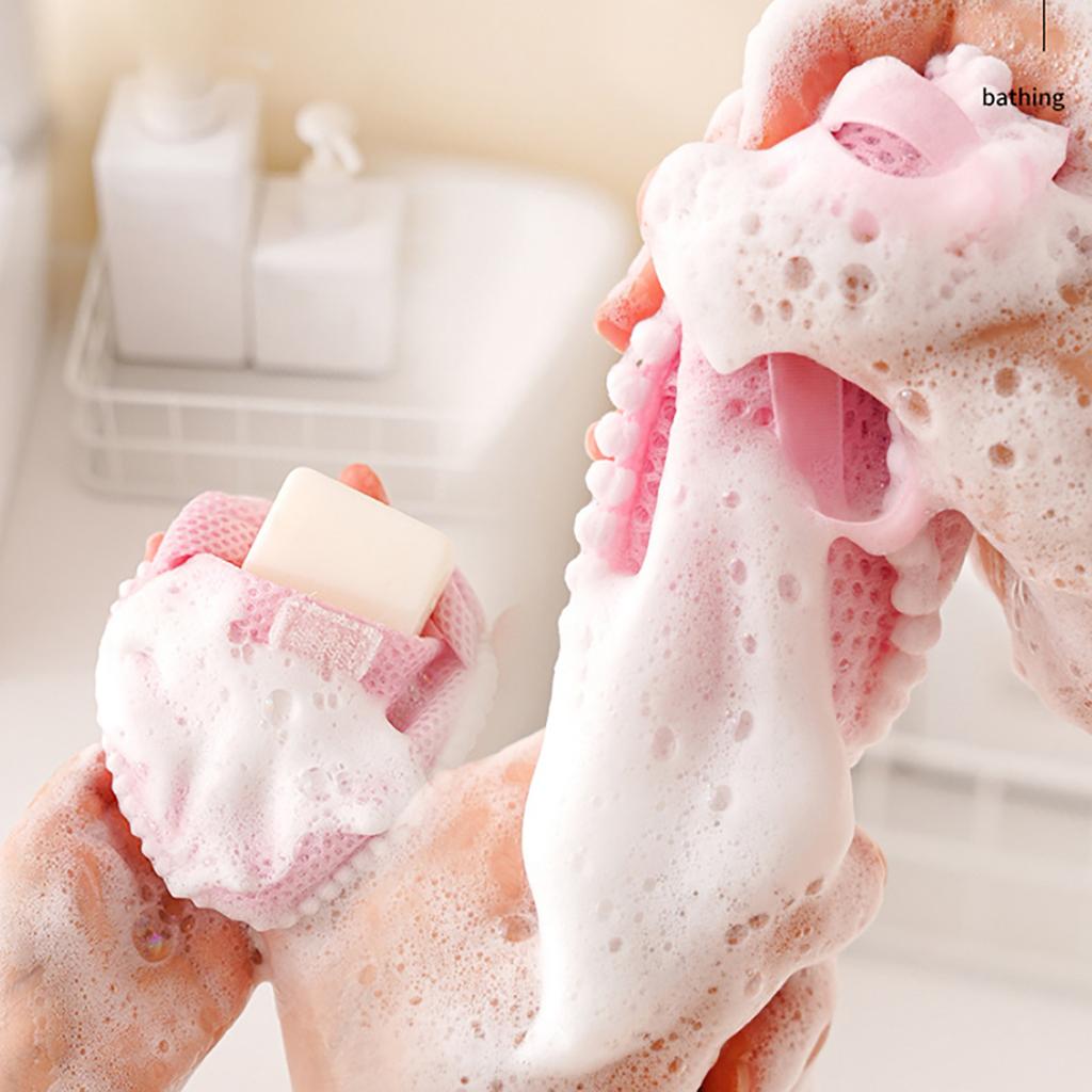Cloud/Heart Shape Soap Mesh Pouch With Lanyard Fast Foaming Shower Travel Holder Net Bath Flower Scrubbing Bathroom Accessories