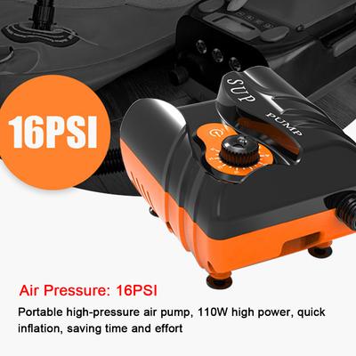 Elektrische Luftpumpe 16PSI Hochdruck-Luftkompressor Mini tragbarer Reifenfüller 110W zum Aufstehen