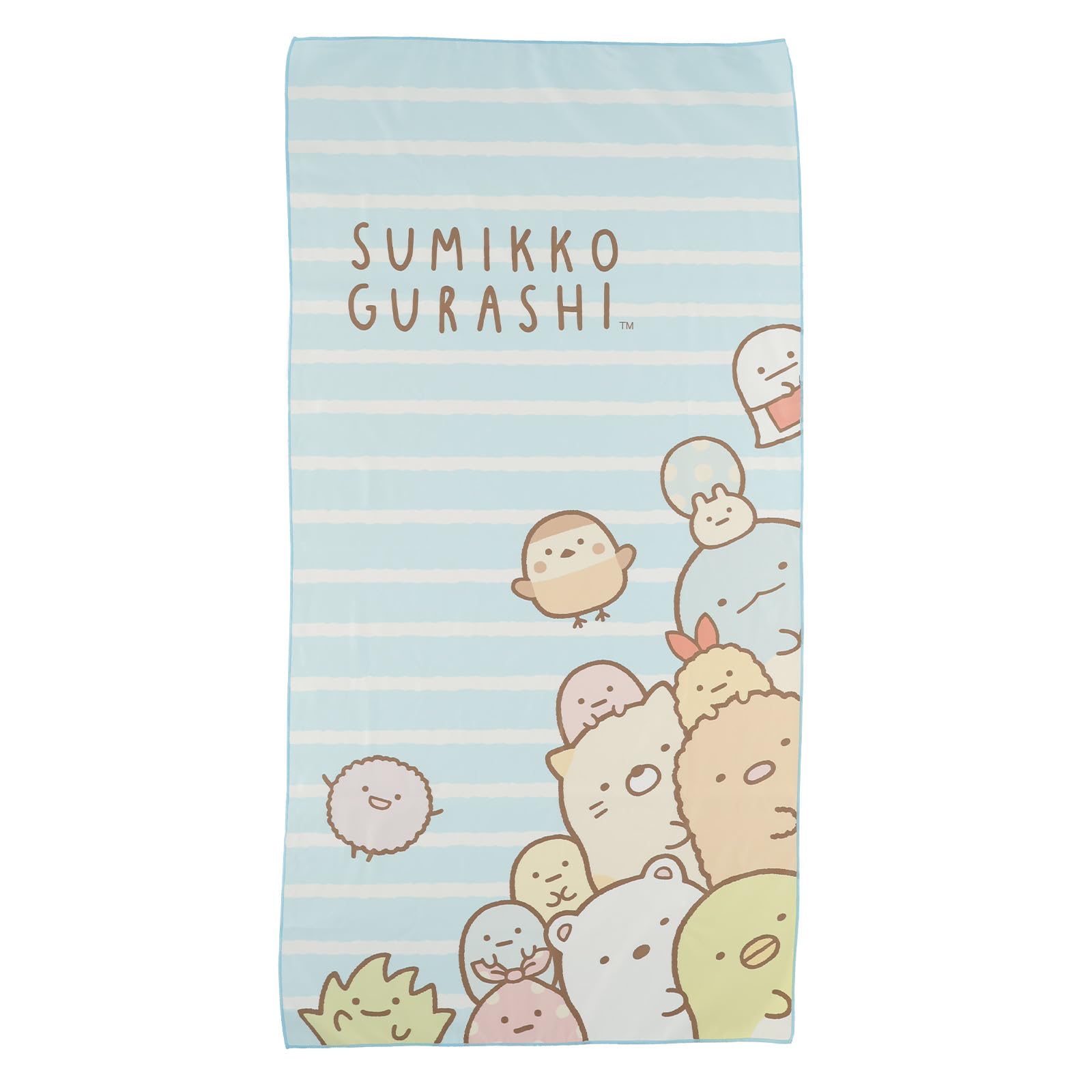 

2024 Marushin быстросохнущее полотенце Sumikkogurashi быстросохнущее впитывающее воду полотенце для отдыха со шнурком в комплекте персонажи для девочек 6575040300