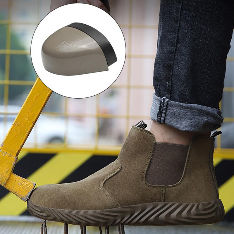Zimní boty Pánské bezpečnostní boty s ocelovou špičkou odolné proti propíchnutí Pánské boty pracovní boty bezpečnostní boty nezničitelné boty kotníkové boty pánské