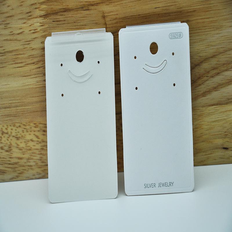 "Earrings & Necklace Silk Screen Cardboard Packaging with Art Logo"