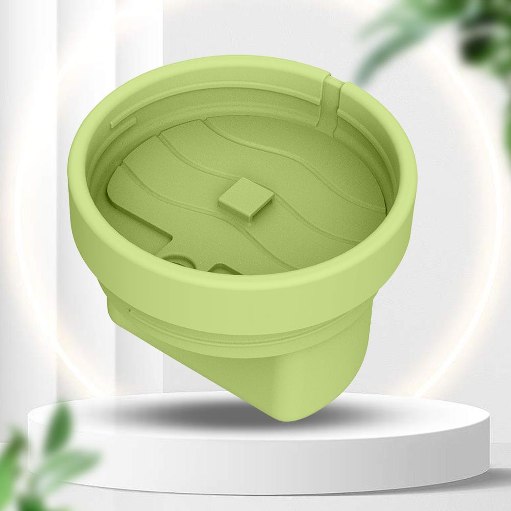 Silicone Freezer Storage Container with Lid & Spoon Snack Bowl Reusable Ice Cream Tray for Stanley 40oz Water Cup Accessories