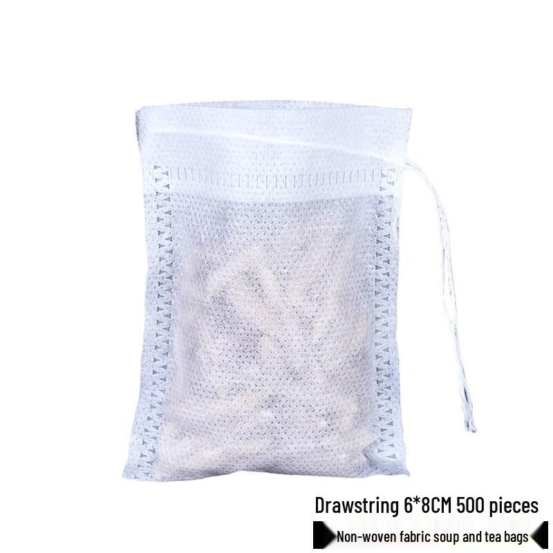 

Non-Woven Drawstring Food Filter Bags 6x8CM