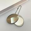 Travel Essential Metal Foldable Makeup Mirror Mini Unbreakable Double-Sided Cute Cosmetic Mirror for Women