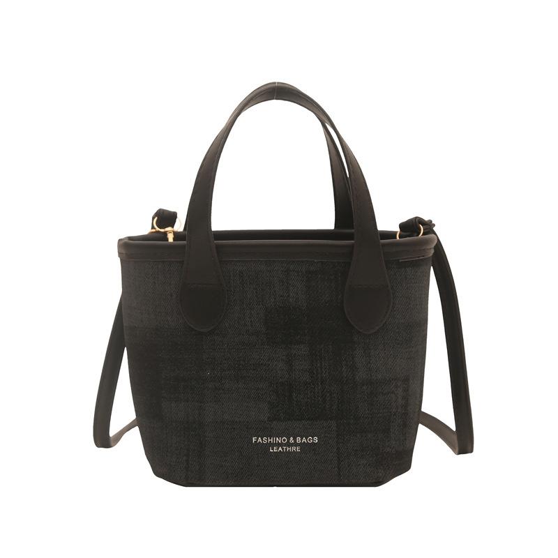 Новая корейская версия высококачественной сумки-ведра женская новая простая сумка для работы и на каждый день