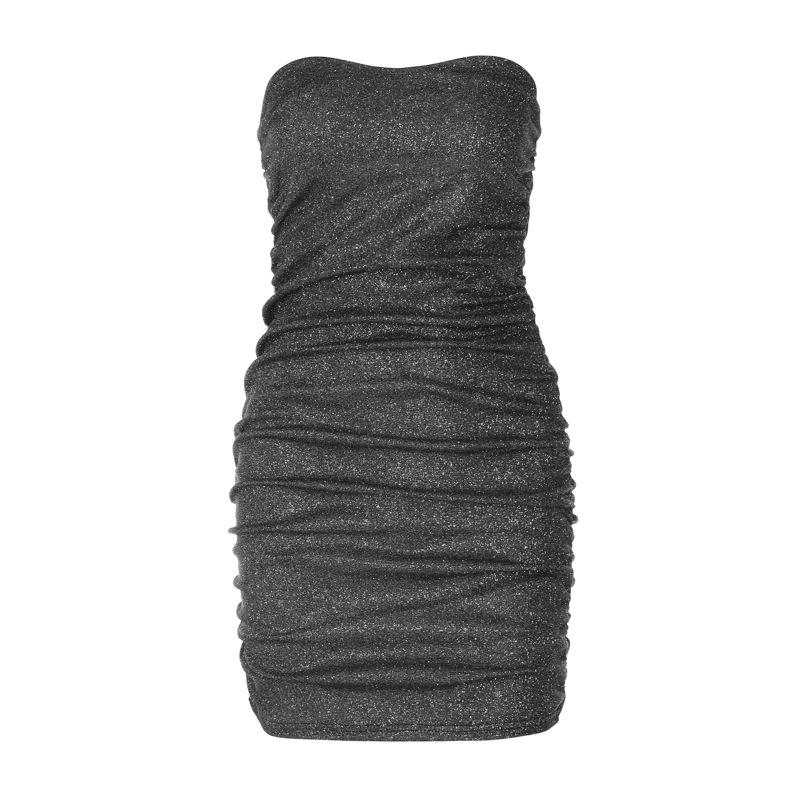 GMXIA Women's Fashion Summer Spring Solid Color Print Sleeveless V-Neck Casual Dresses
