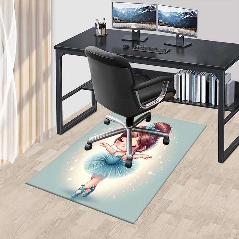 1PC Ballerina Tutu Extra Large Non Slip Floor carpet, Office, family, bedroom, Studio Large Area Rug Indoor Rugs