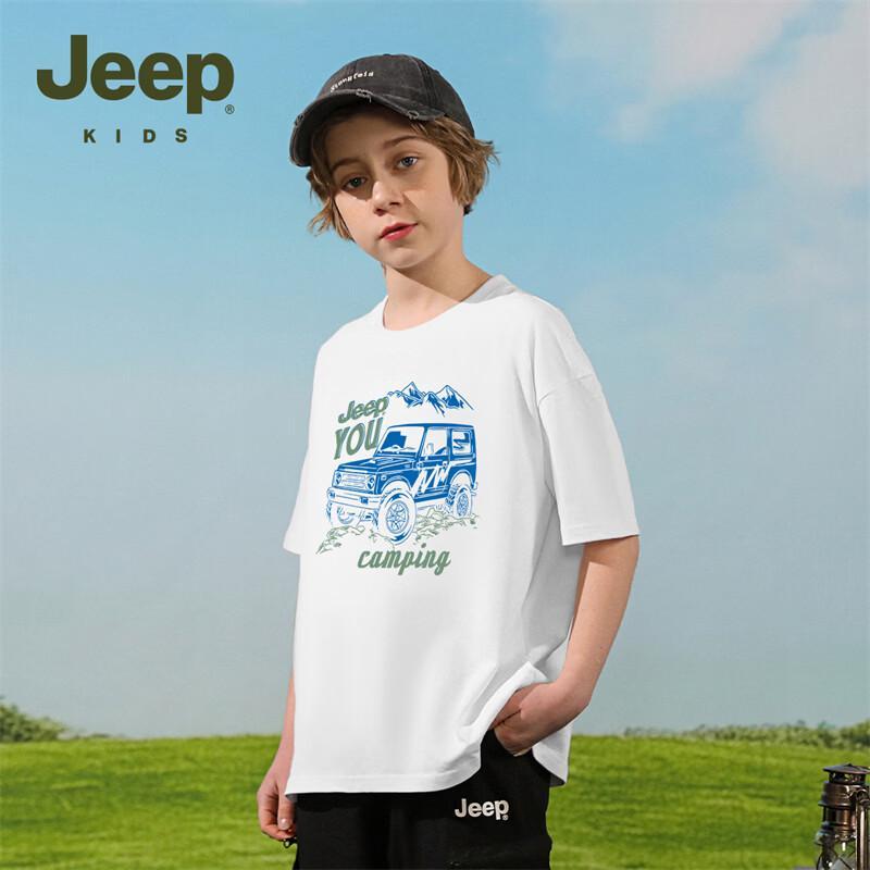 

JEEP Kids Cooling Cartoon Car Short Sleeve T-Shirt 170