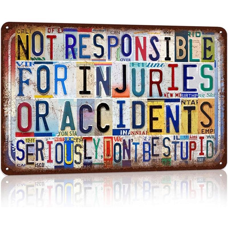 "Live" Word Metal Sign, Retro Wall Art Decor