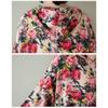 Summer  Vintage Floral Maxi Dress Women Plus Size Casual Loose Long Hooded Pleated Basic Dress